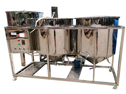 Maquinaria de refinación de petróleo de 30t/d de maní de semilla de algodón crudo en Costa Rica