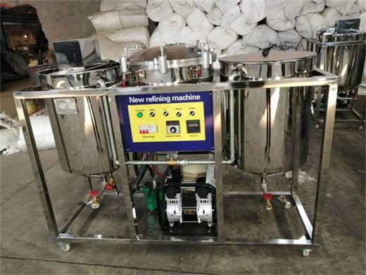 Equipo de refinación de aceite vegetal 15t/d máquina de refinación de aceite de maní